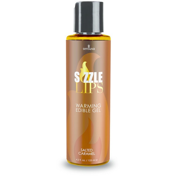 Sizzle Lips Salted Caramel Warming Gel 4.2 Oz