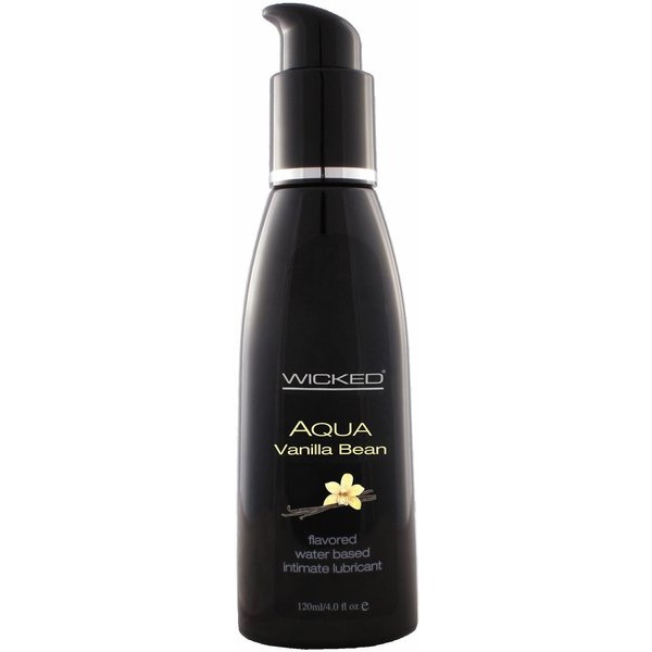 Wicked Aqua Vanilla Bean Lube 4 Oz