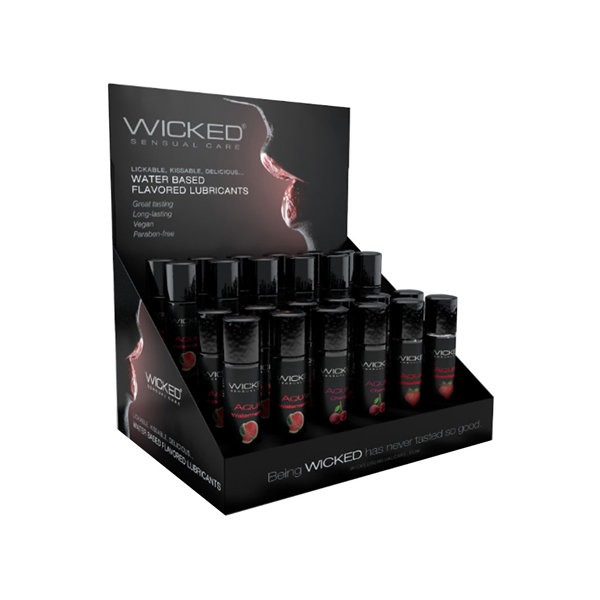 WICKED 24CT 1OZ CLASSIC FLAVOR DISPLAY