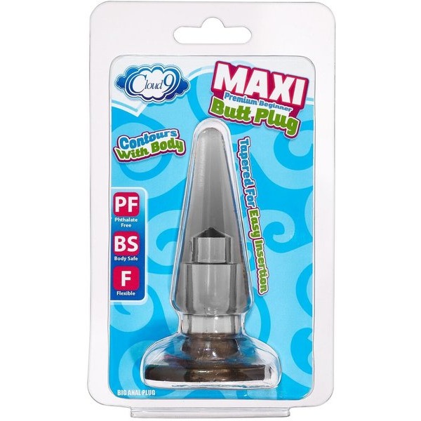 Cloud 9 Maxi Butt Plug Smoke Grey