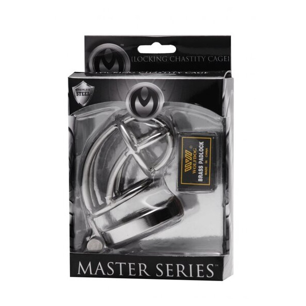 Master Series Captus Stainless Steel Chastity Cage