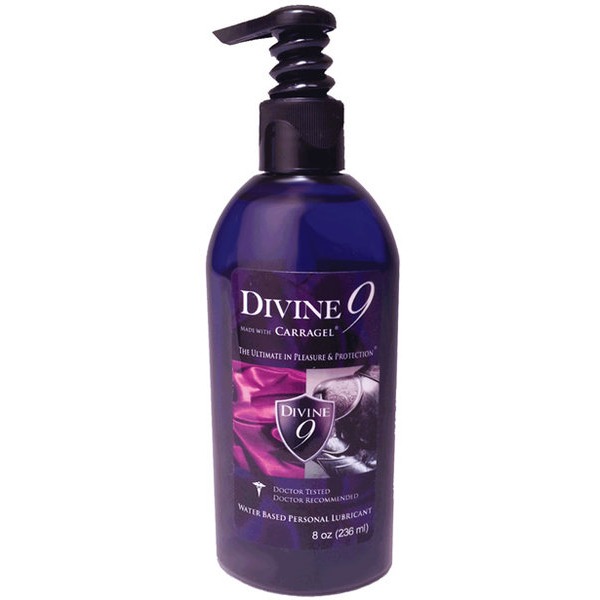 Divine 9 Water Based Lubricant Pump 8oz