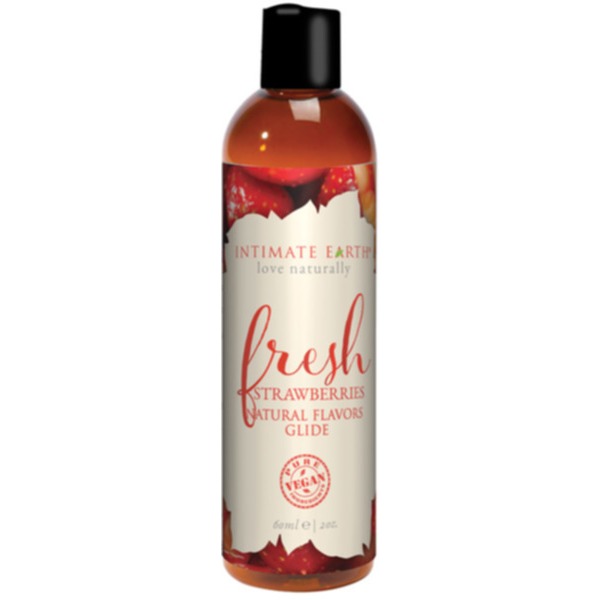 Intimate Earth Fresh Strawberries Glide 2 Oz