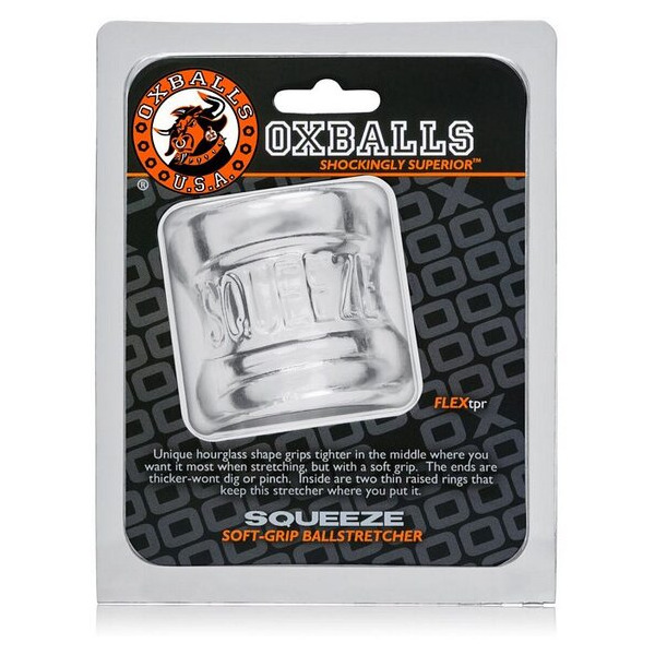 Squeeze Ball Stretcher Oxballs Clear