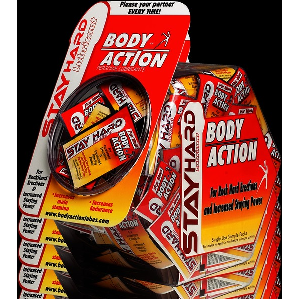 Stay Hard Sample Packet 50pc Fishbowl Display