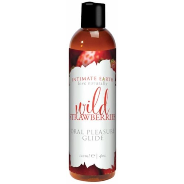 Intimate Earth Glide Strawberry 4 Oz